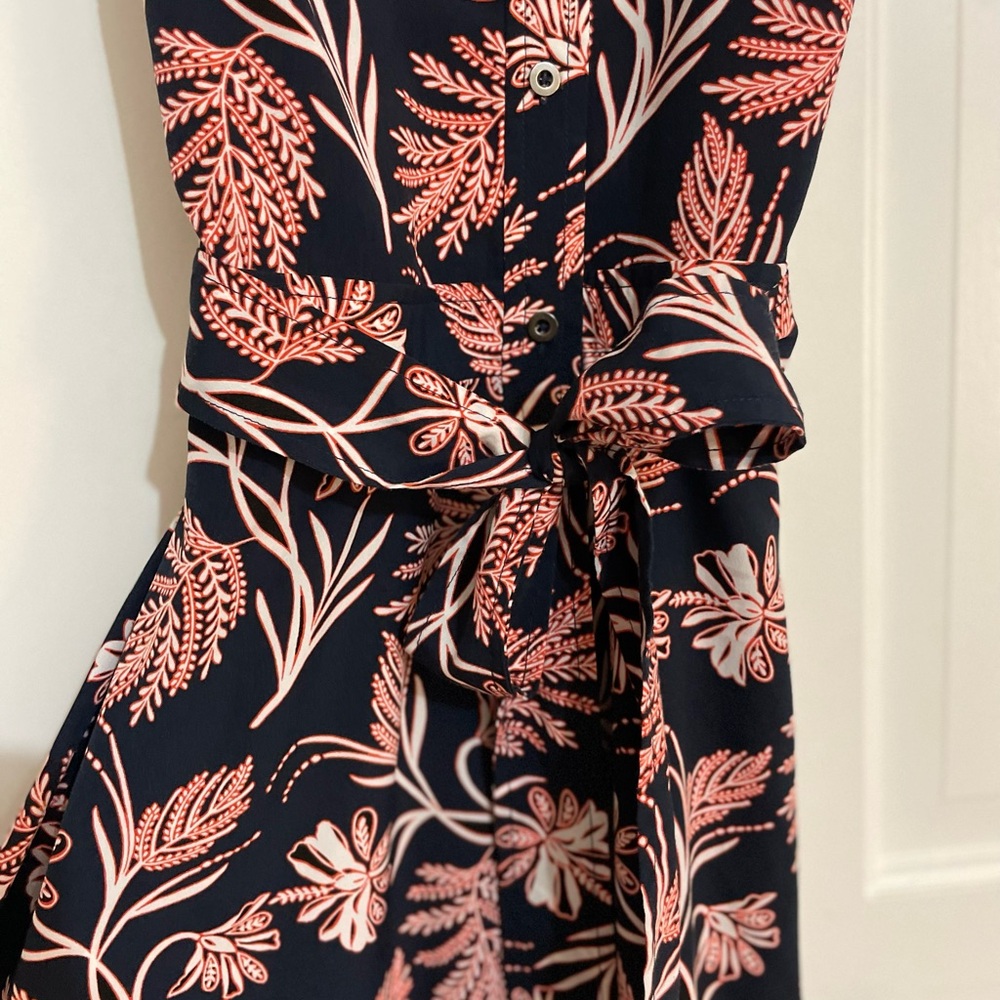 Banana Republic Navy and Pink Sleeveless Sundress - Picture 5 of 8